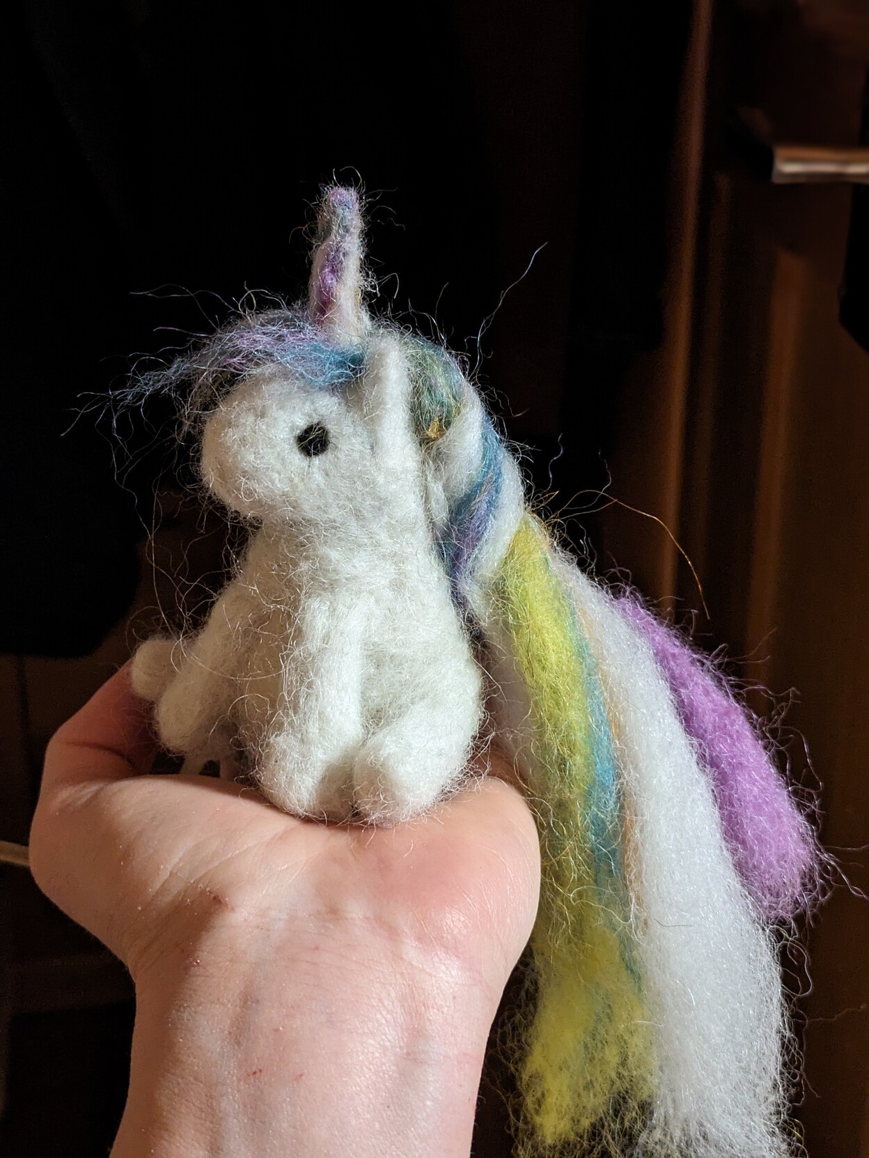 Nadelgefilztes Einhorn
